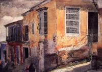 Homer, Winslow - Street Corner, Santiago de Cuba